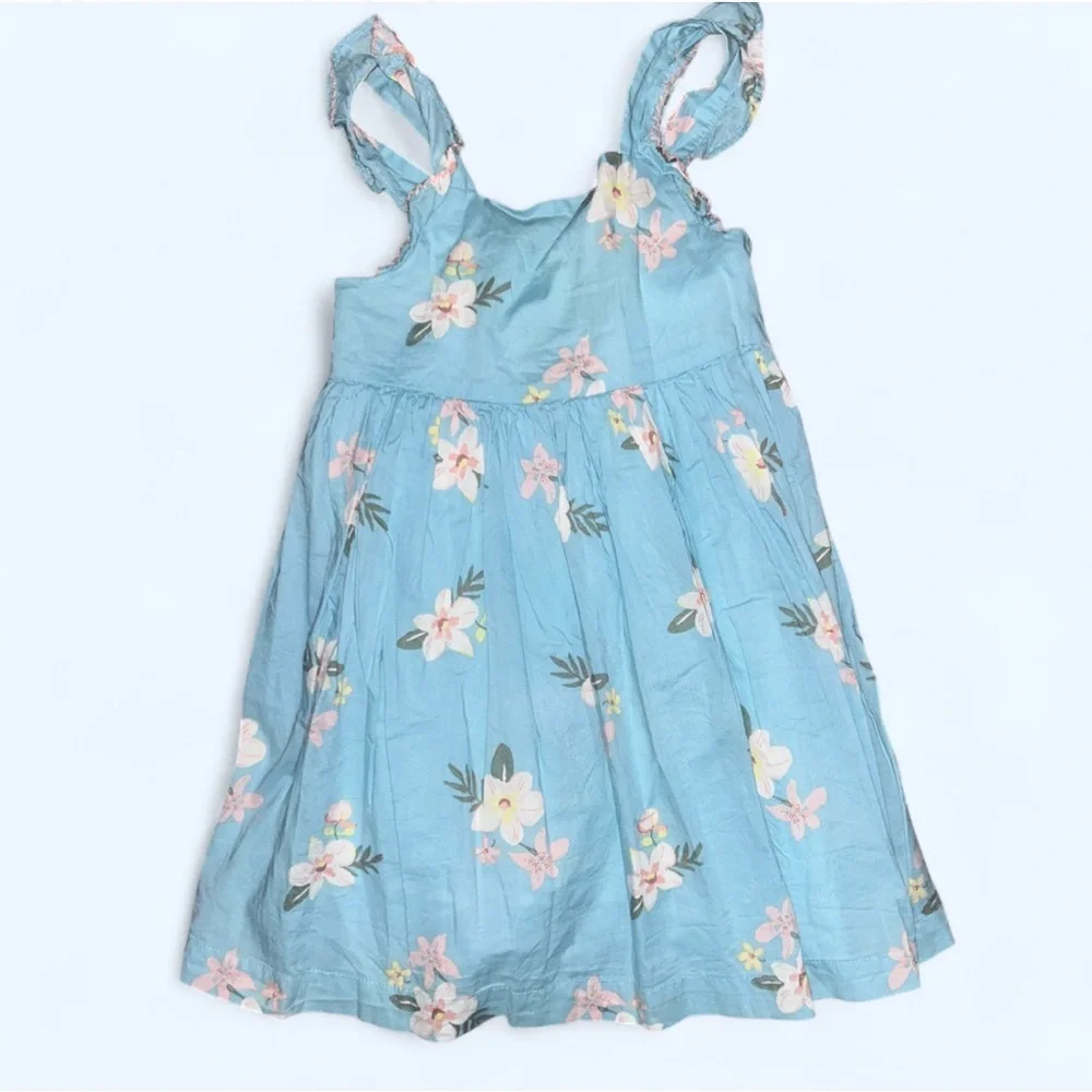 OshKosh B'gosh Blue Floral Kids Dress